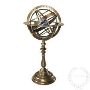 esfera armillar de bronce