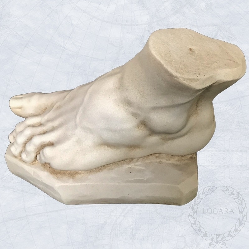 Pie modelo - Pie de escultor - Escultura de pie - Pie tallado