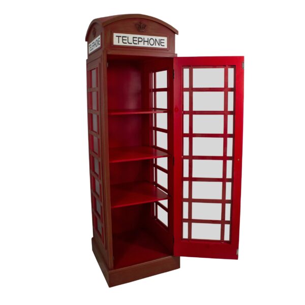 vitrina cabina de teléfono