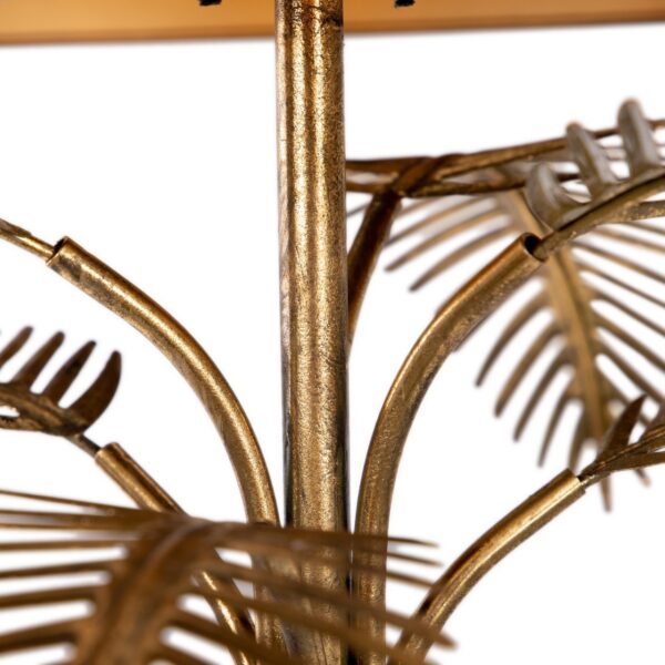 lámpara de mesa palm dorada