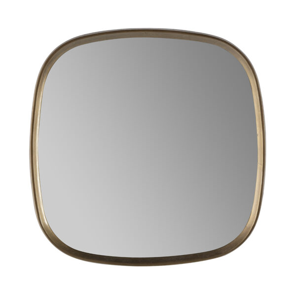 Espejo 70x5x70 Espejo/Aluminio -- Dorado