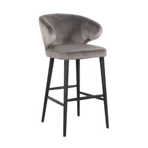 Bar stool Indigo stone velvet (Quartz Stone 101)