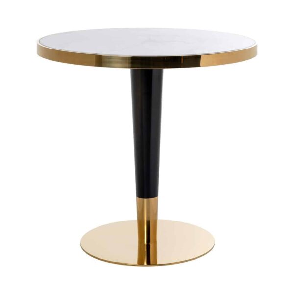 Bistro dining table Osteria 80Ø (Gold)