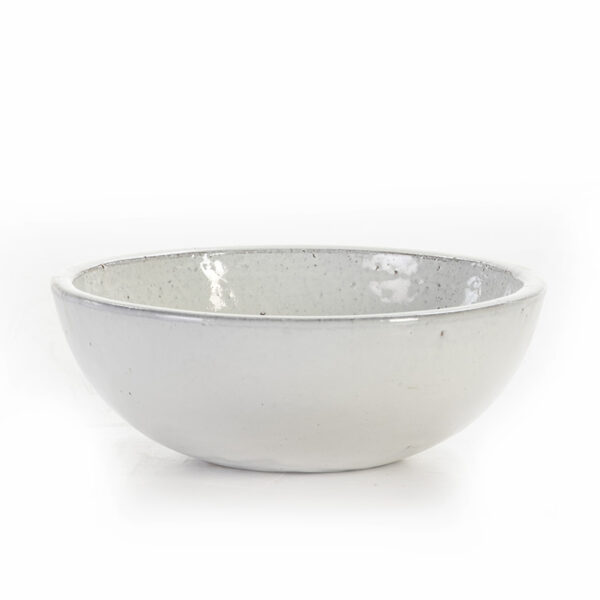 Bowl 29x29x11 Gres Blanco