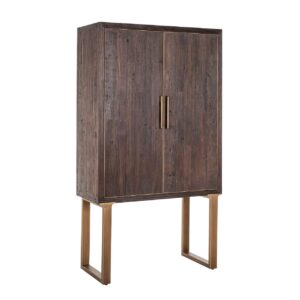 Cabinet Cromford Mill 2-doors (Brushed Gold)