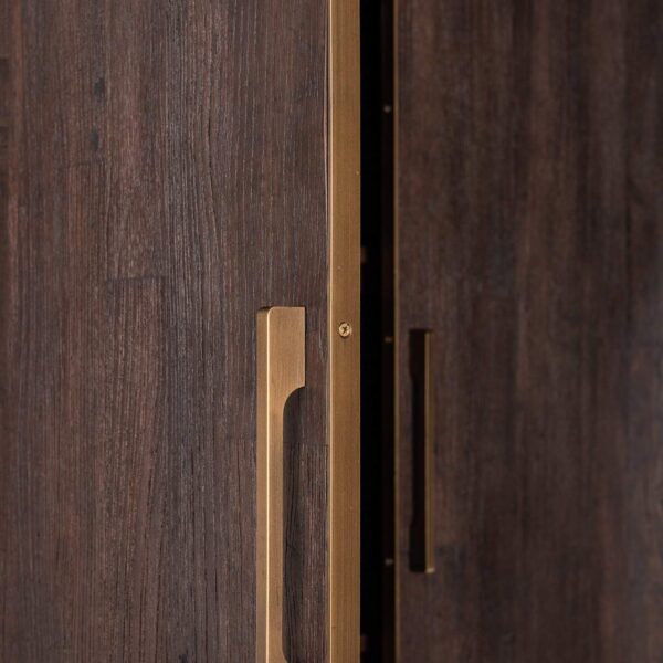 Cabinet Cromford Mill 2-doors (Brushed Gold)
