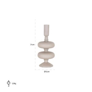 Candle holder Tilly small (Beige)