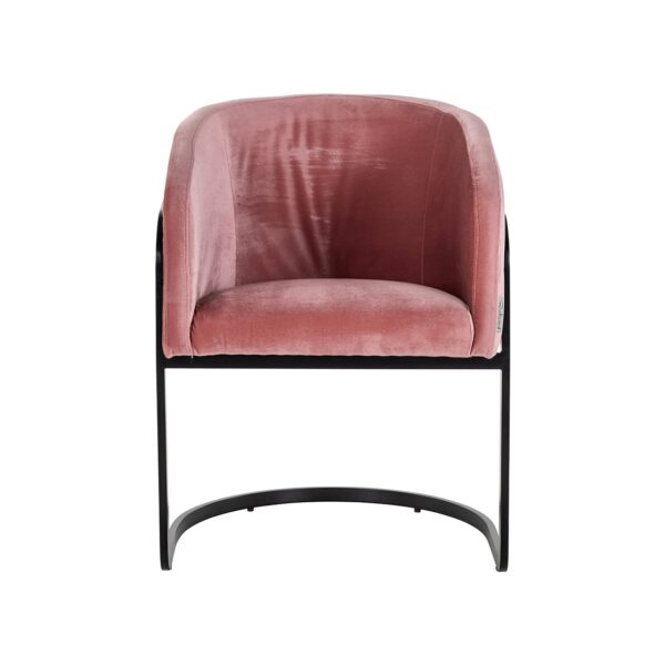 Chair Chiara blush velvet (Genova 706  Blush)