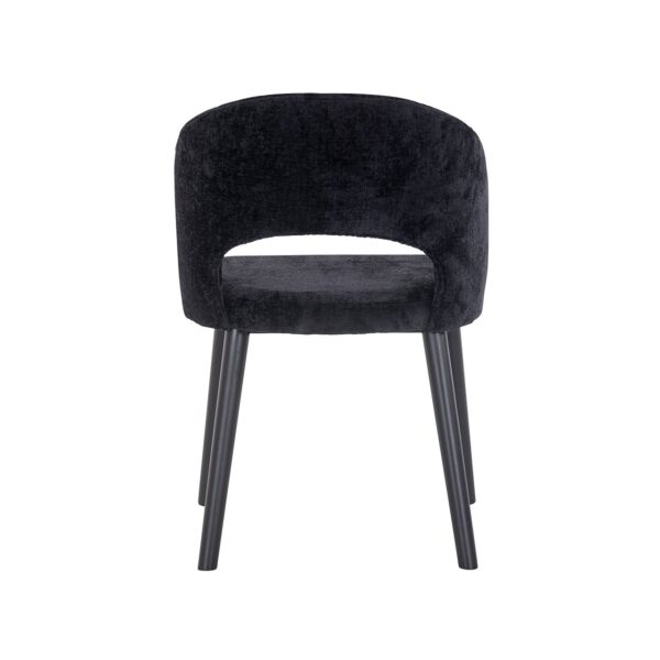 Chair Savoy black chenille (Bergen 809 black chenille)