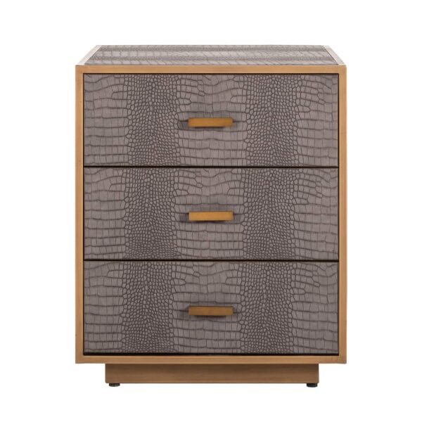 Chest of drawers Classio 3-drawers (Brushed Gold)