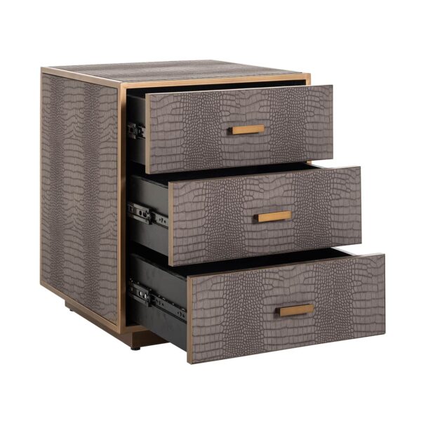 Chest of drawers Classio 3-drawers (Brushed Gold)