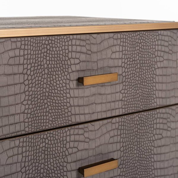 Chest of drawers Classio 3-drawers (Brushed Gold)