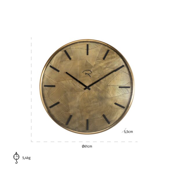 Clock Alford (Brushed Gold)