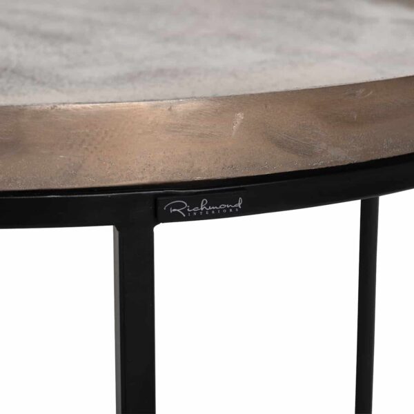 Coffee table Milo 70Ø (Champagne gold)