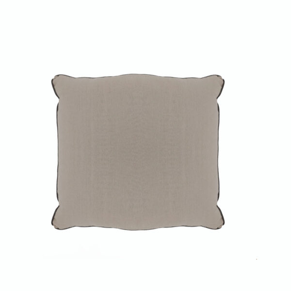 Cojín 40x40 Tela Beige con Bordón