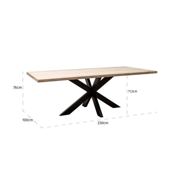 Dining table Avalon rectangle 230