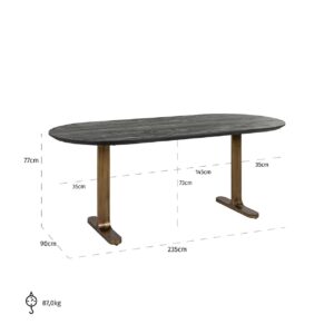 Dining table Revelin 235