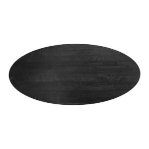Dining table top Watson oval 235 (Black)
