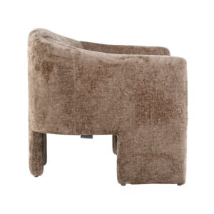 Easy chair Charmaine taupe chenille (Bergen 104 taupe chenille)