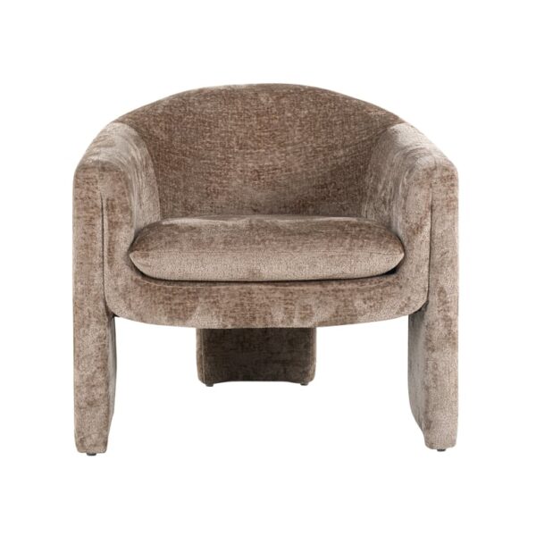Easy chair Charmaine taupe chenille (Bergen 104 taupe chenille)
