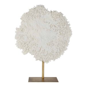 Faux coral Ayla on stand big (White)