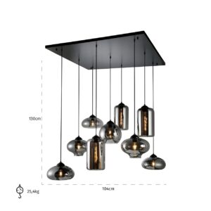 Hanging lamp Axelle (Black)