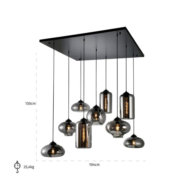 Hanging lamp Axelle (Black)