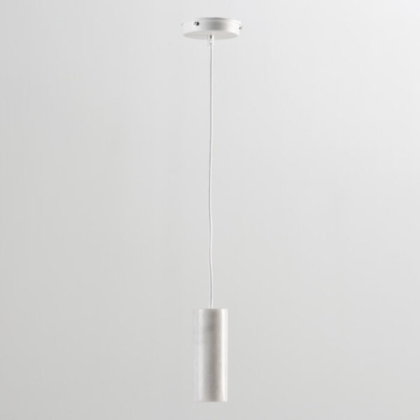 Lámpara deTecho sin pantalla 6x16 Mármol Blanco
