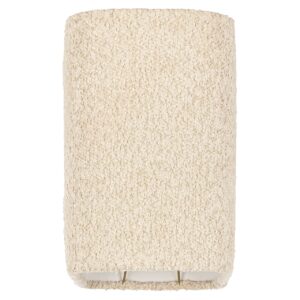 Lampshade Miley sand bouclé rectangle small