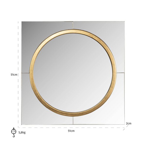 Mirror Briana mirror/gold (Gold)