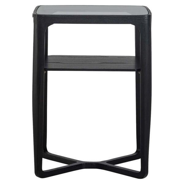 Side table Monfort 1-shelve (Black)