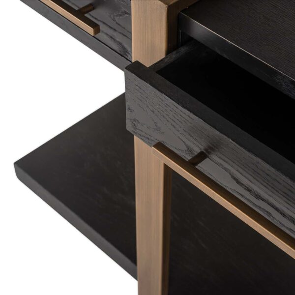 Sideboard Cambon 3-drawers (Dark coffee)
