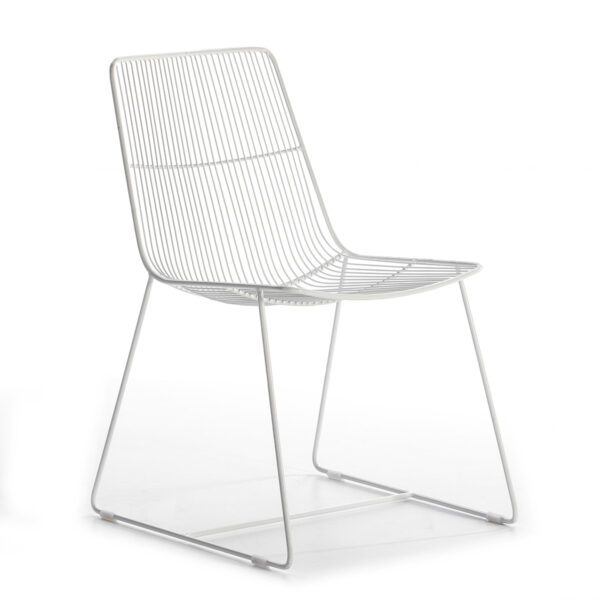 Silla 55x59x83 Metal Blanco