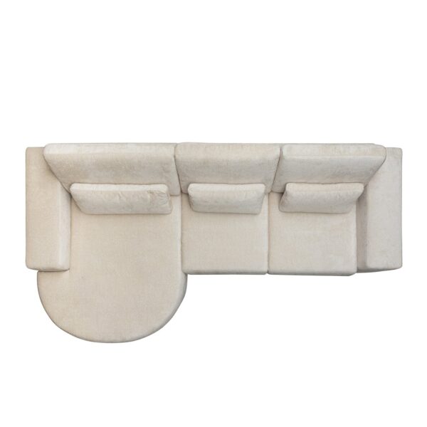 5 seats white chenille (Bergen 900 white chenille)