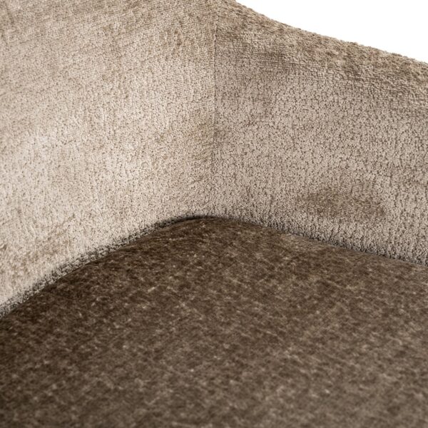 Swivel chair Marlon taupe chenille (Bergen 104 taupe chenille)