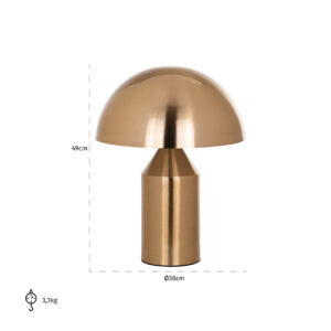 Table Lamp Alicia gold (Brushed Gold)