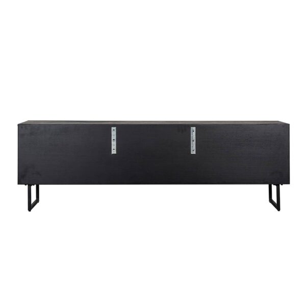 TV-unit Blax 2-flap doors 1-shelf (Black)