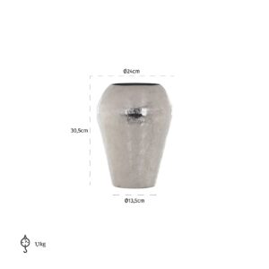 Vase Meiz small (Silver)