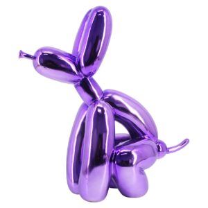 Art decoration Dog purple
