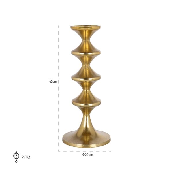 Candle holder Ayden big (Gold)