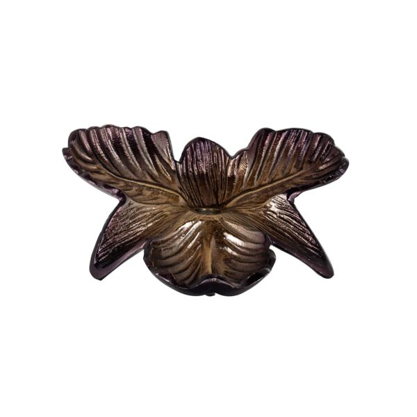 Candle holder Blossom (Bronze)