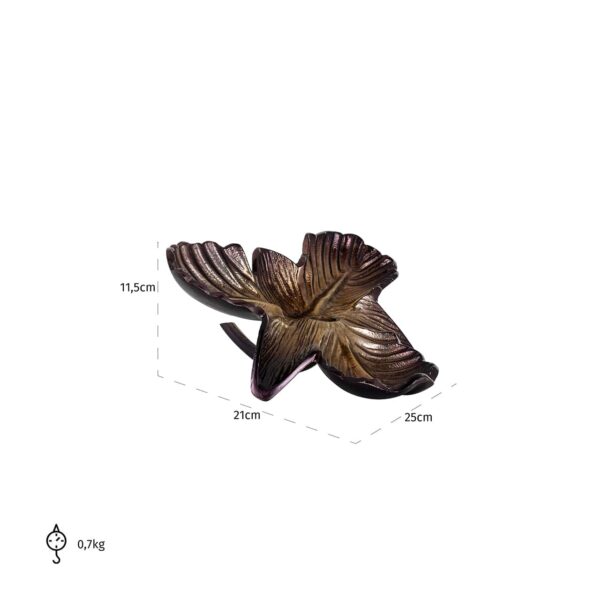 Candle holder Blossom (Bronze)