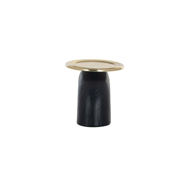Candle holder Femke small (Black/gold)