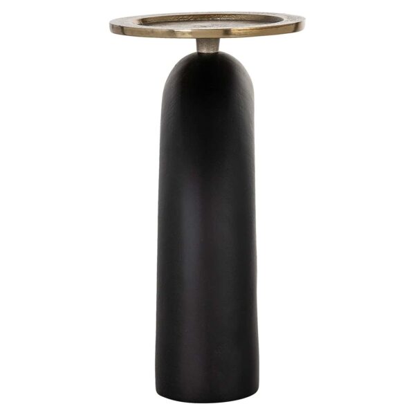 Candle holder Livi big (Black/gold)