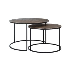 Coffee table Arsenio set of 2 (Brushed Gold)