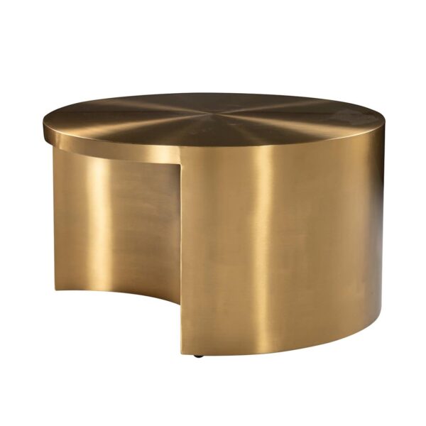 Coffee table Big & Rich set of 2 (Brushed Gold)