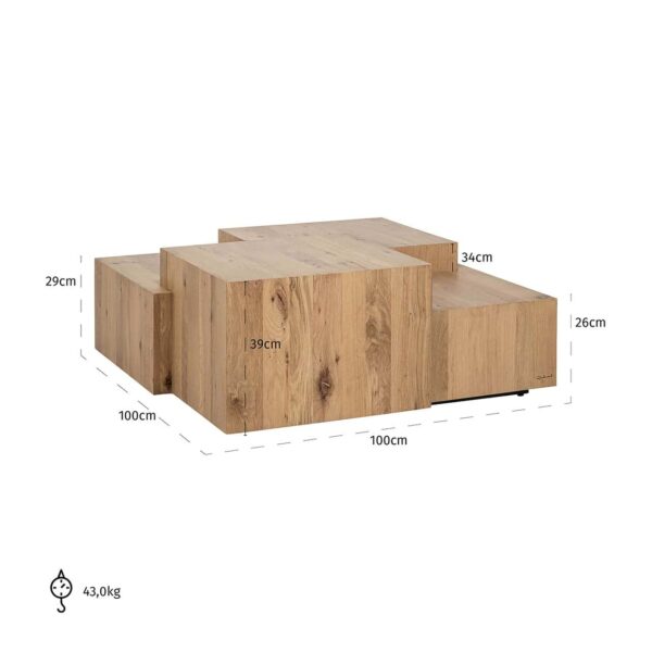 Coffee table Lennox natural (Natural)