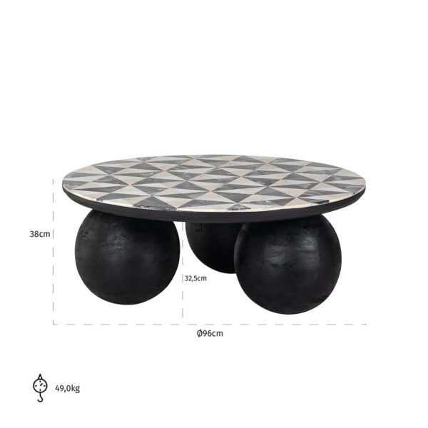 Coffee table Rostelli 96Ø