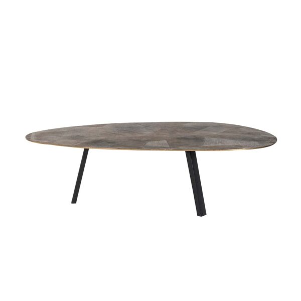 Coffee table Tulum (Brushed Gold)