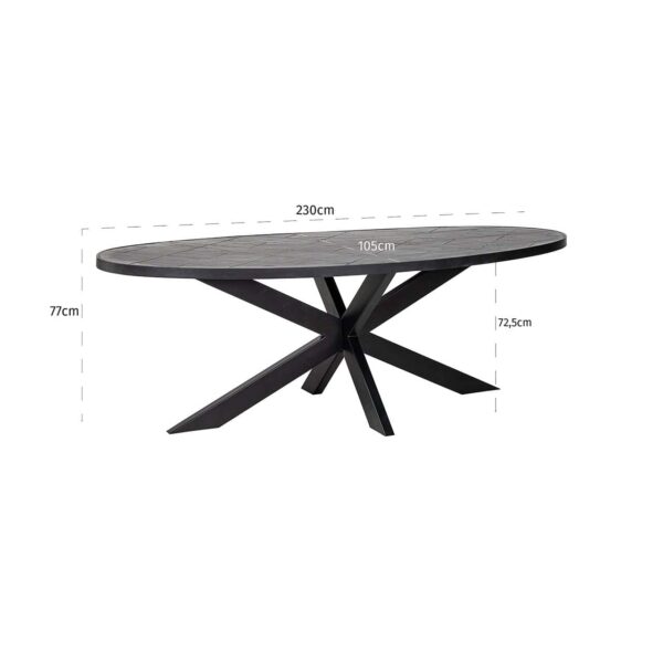 Dining table Scotch 230 oval